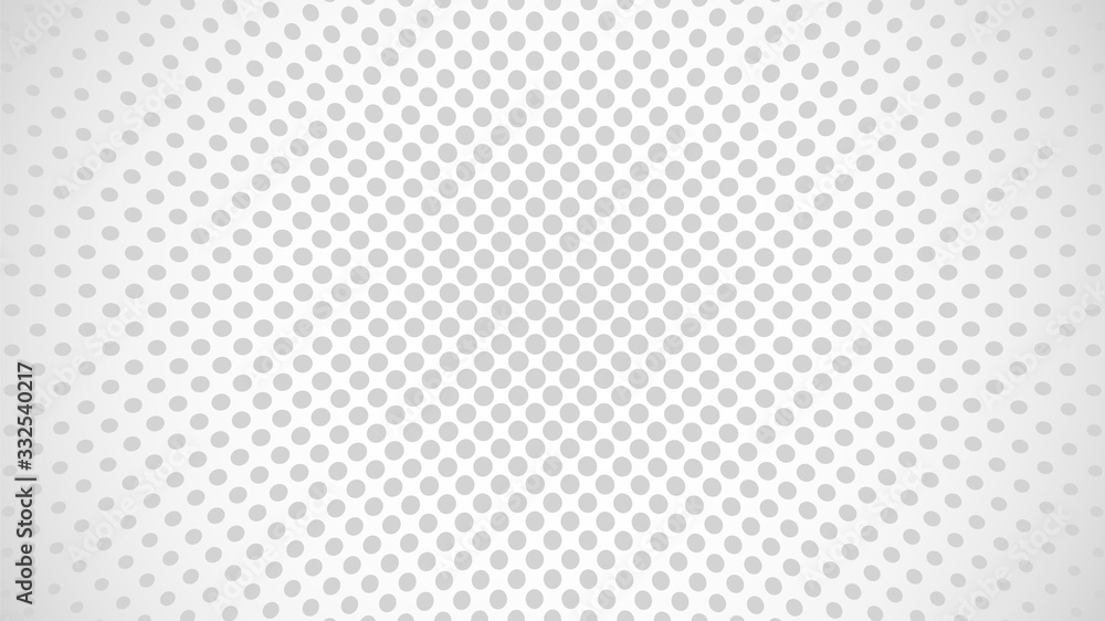 Aufkleber abstract white halftone background. gray gradient backdrop. dot pattern vector illustraton. simple t