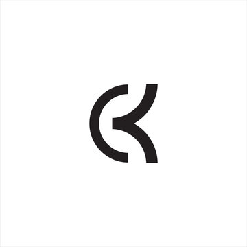 Letter CK logo icon design template elements Stock Vector design,  letter ck logo vector image , letter ck  logo icon design  , letter ck logo illustration stock 