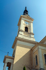 Fototapeta na wymiar Reformed Church in Tass, Hungary