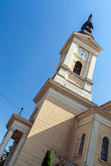 Fototapeta na wymiar Reformed Church in Tass, Hungary