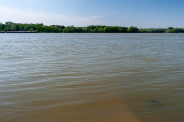 River Danube at Szalkszentmarton in Hungary.