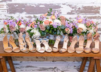 Wedding Shoes Portrait Decor