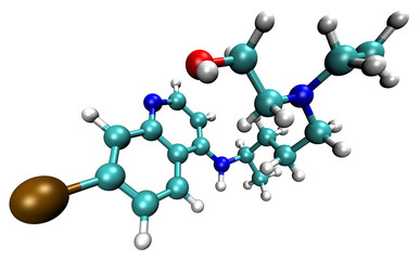 3D structure of Hydroxychloroquine, a perspective drug against the COVID-19 coronavirus disease and malaria