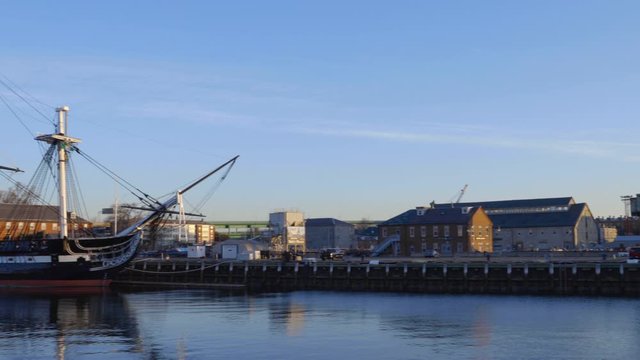 Boston landmarks USS Constitution Bunker Hill Monument