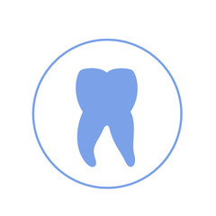 Vector isolated illustration of tooth