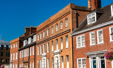 Fototapeta na wymiar Brick house in Windsor - Berkshire, England, United Kingdom