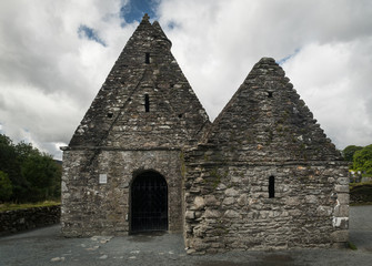 Fototapeta na wymiar Glendalough Monastic City in Ireland