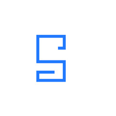 Abstract, modern letter decorative font with gradient and solid. Decorative monogram alphabet