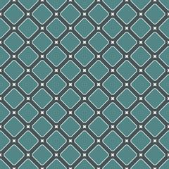 Fototapeta premium Contemporary geometric pattern. Repeated squares, diamonds motif. Simple ornament. Modern abstract background. Seamless surface design. Geo wallpaper. Digital paper, textile print. Vector art