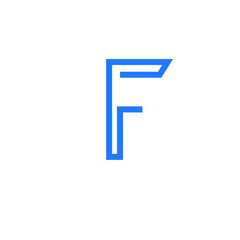 Abstract, modern letter decorative font with gradient and solid. Decorative monogram alphabet