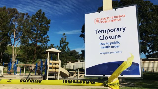 Playgrounds closed due to coronavirus outbreak