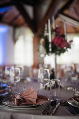  Beautiful decoration on tables for special events