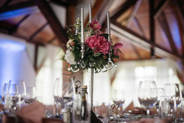  Beautiful decoration on tables for special events