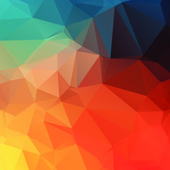 Fototapeta premium Abstract Color Polygon Background Design, Abstract Geometric Origami Style With Gradient