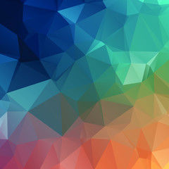 Abstract Color Polygon Background Design, Abstract Geometric Origami Style With Gradient