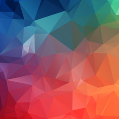 Obraz premium Abstract Color Polygon Background Design, Abstract Geometric Origami Style With Gradient