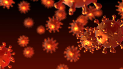 Pandemic Spread of Corona Virus aka Sars Cov-2 Covid 19 Virus