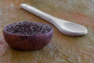 A boll full of chia seeds