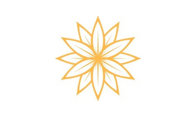 Modern cannabis weed leaf illustration vector icon