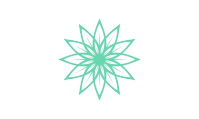 Modern cannabis weed leaf illustration vector