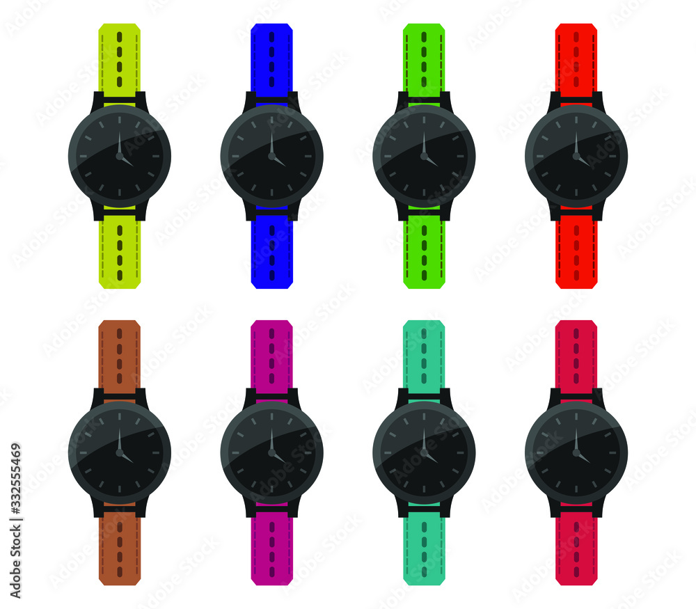 Sticker wrist watch