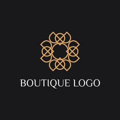 boutique logo style line premium download