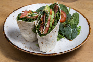 Vegan wraps.