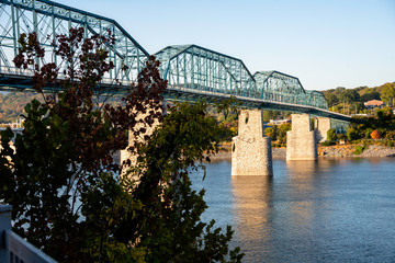 Walnut Street Pedestrian Bridge in Chatanooga Tennessee