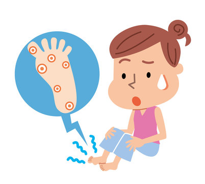 魚の目　イボ　女性