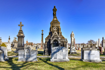 Fototapeta na wymiar Calvary Cemetery - New York City