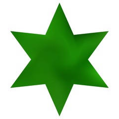 Obraz premium Smooth background in the form of hexagram.