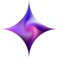 Fototapeta premium Diamond-shaped smooth background.