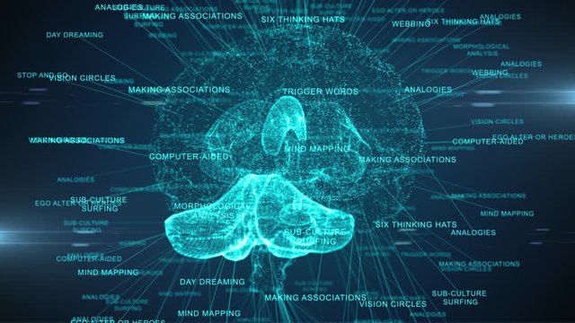 Problem solving Creative thinking Brainstorming ideas animation