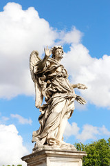 Angel Carrying the Nails by Girolamo Lucenti at Castel Sant'Angelo, Rome, Italy