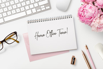 home office time - working from home concept, self-isolation / quarantine due to the pandemic...
