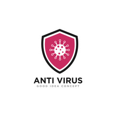 Virus Logo Icon Design Vector
