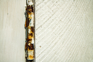 Rusty Door Hinge