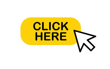 Click here button with clicking arrow icon