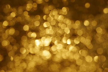 Obraz premium Gold abstract bokeh background