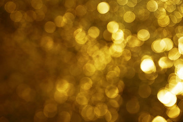 Fototapeta premium Gold abstract bokeh background
