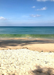 Bang Tao Beach on the ocean in Thailand