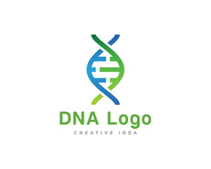DNA Logo Icon Design Vector
