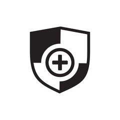 Obraz premium shield health icon