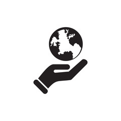 save earth icon , care world icon