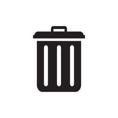 trash icon , bin icon , rubbish icon