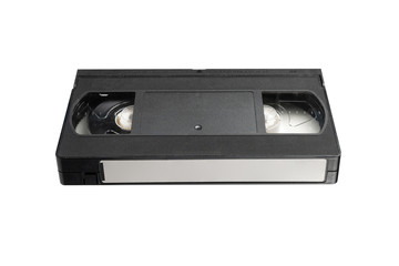 Obraz premium video tape cassette isolated on white background