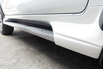 Close up of side step vehicle © jeffy1139