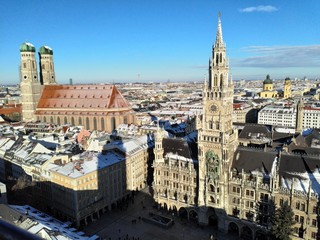 Fototapeta premium Munchen in the snow