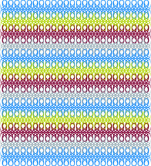 Multi-Colored Loop-Roll Patterns
