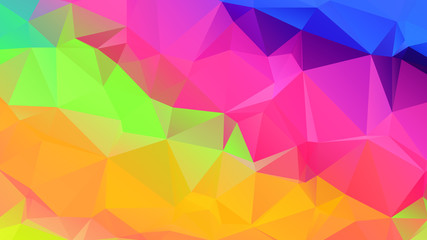 Abstract Color Polygon Background Design, Abstract Geometric Origami Style With Gradient